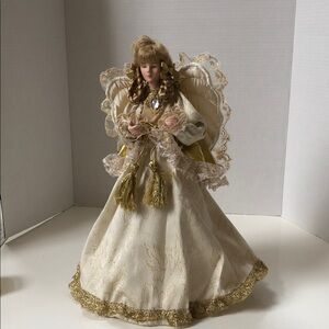 Vintage Angel tree topper 15 inches